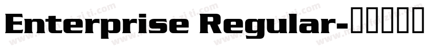 Enterprise Regular字体转换